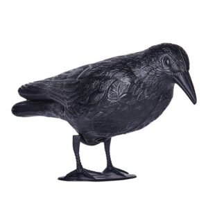 Plastični rasterivač ptica u obliku gavrana za zaštitu terasa i bašti