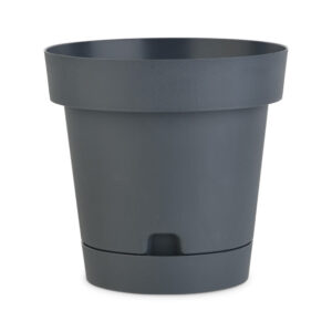 Okrugla plastična saksija Terra u antracit, moka, maslina, sivoj, peld i beloj boji
