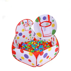 Dečji bazen za loptice sa košem QC04 120 × 102 × 72 cm