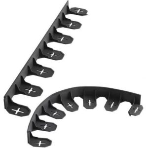 Plastični graničnik za dvorište 62 cm visine 45 mm