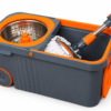 Spin mop sa metalnom cediljkom i kantom na točkićima