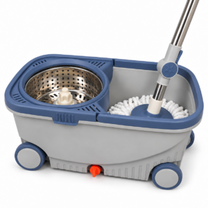 Spin mop sa metalnom cediljkom i 4 točka